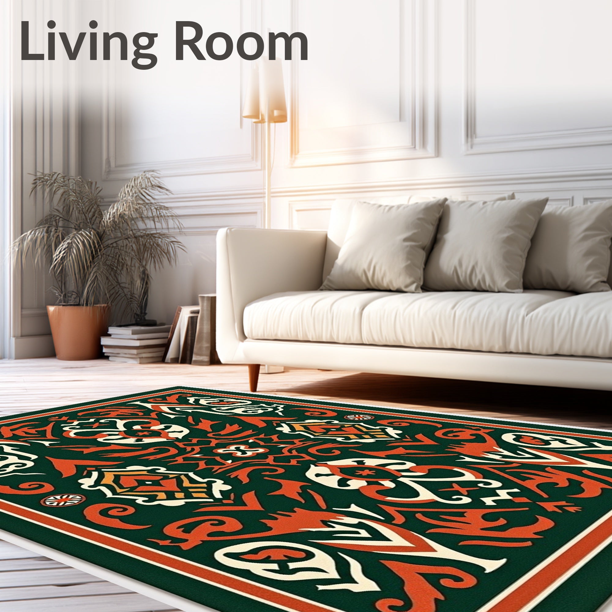 Bold Tribal Patterned Rug