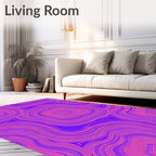 Concentric Swirl Bold Pattern Rug