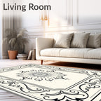 Ornate Floral Symmetry Rug