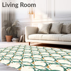 Abstract Interlocking Pattern Rug