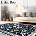 Classic Floral Vine Symmetry Rug