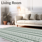 Striped Ethnic Pattern Design Rug