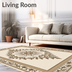 Classic Sunburst Scrollwork Medallion Rug