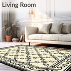 Intricate Lattice Formal Pattern Rug