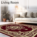 Ornate Floral Mandala Design Rug