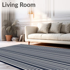 Vertical Stripe Classic Minimalist Rug