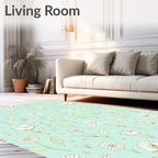 Tender Floral Garden Pattern Rug