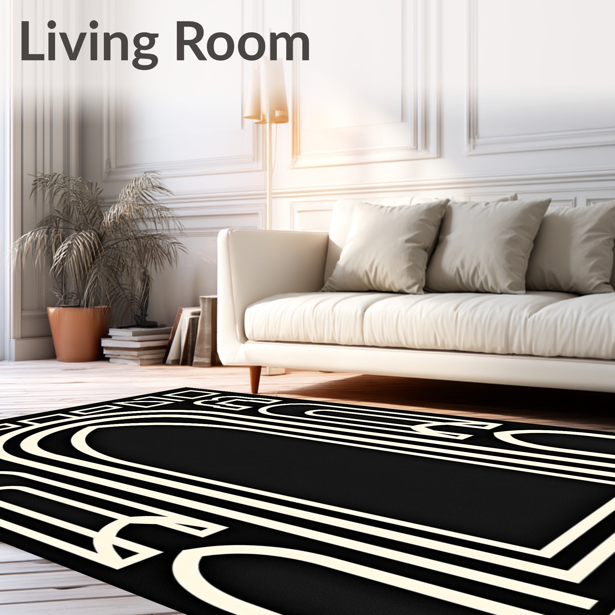 Abstract Arch Geometric Pattern Rug