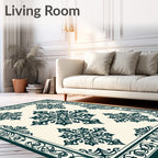 Ornate Floral Symmetry Rug