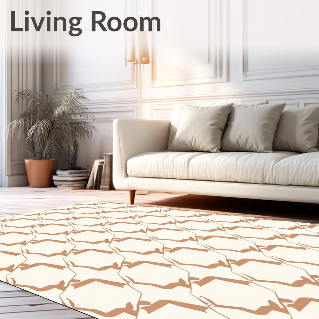 Geometric Abstract Style Pattern Rug