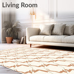 Geometric Abstract Style Pattern Rug