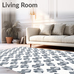 Modern Geometric 3D Cloud Pattern Rug