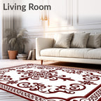 Elegant Swirls And Floral Accents Rug