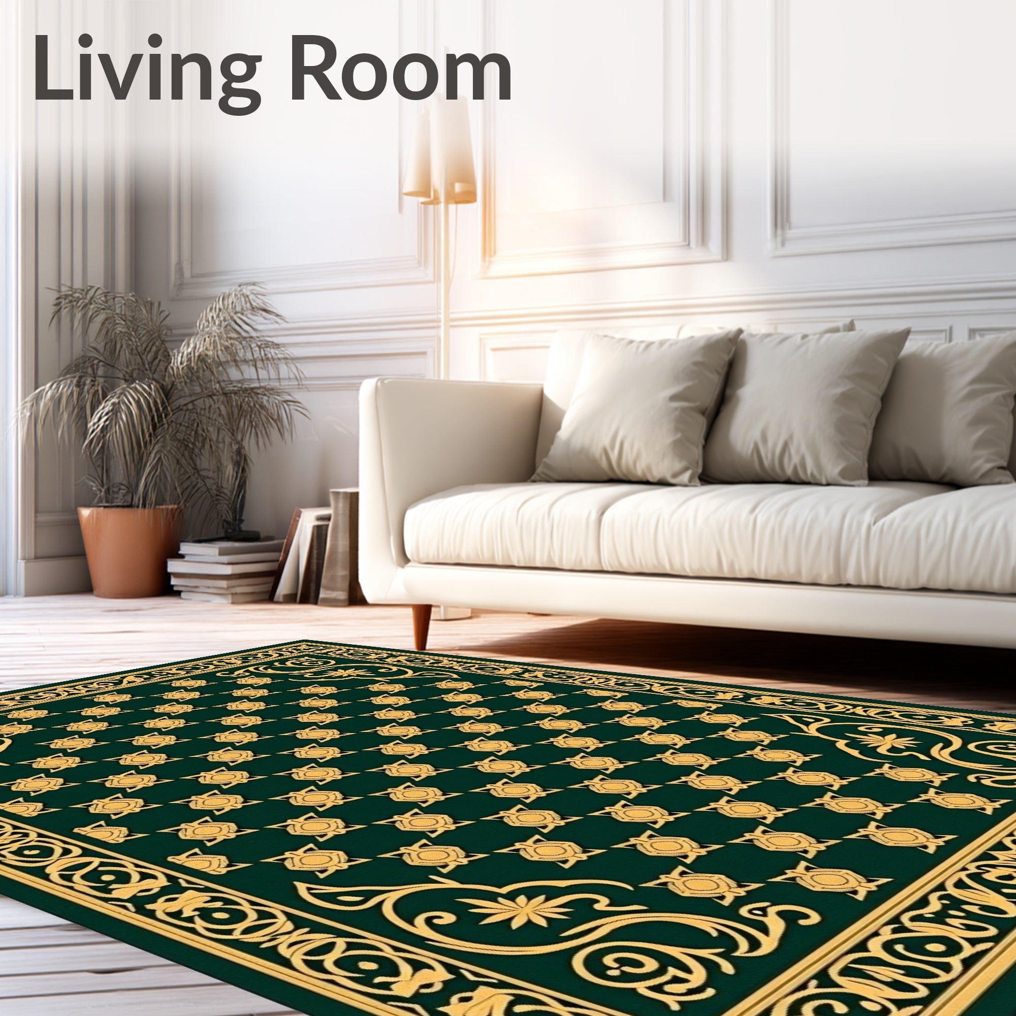 Grand Floral Vine Pattern Rug