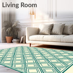 Diamond Pattern Geometric Design Rug