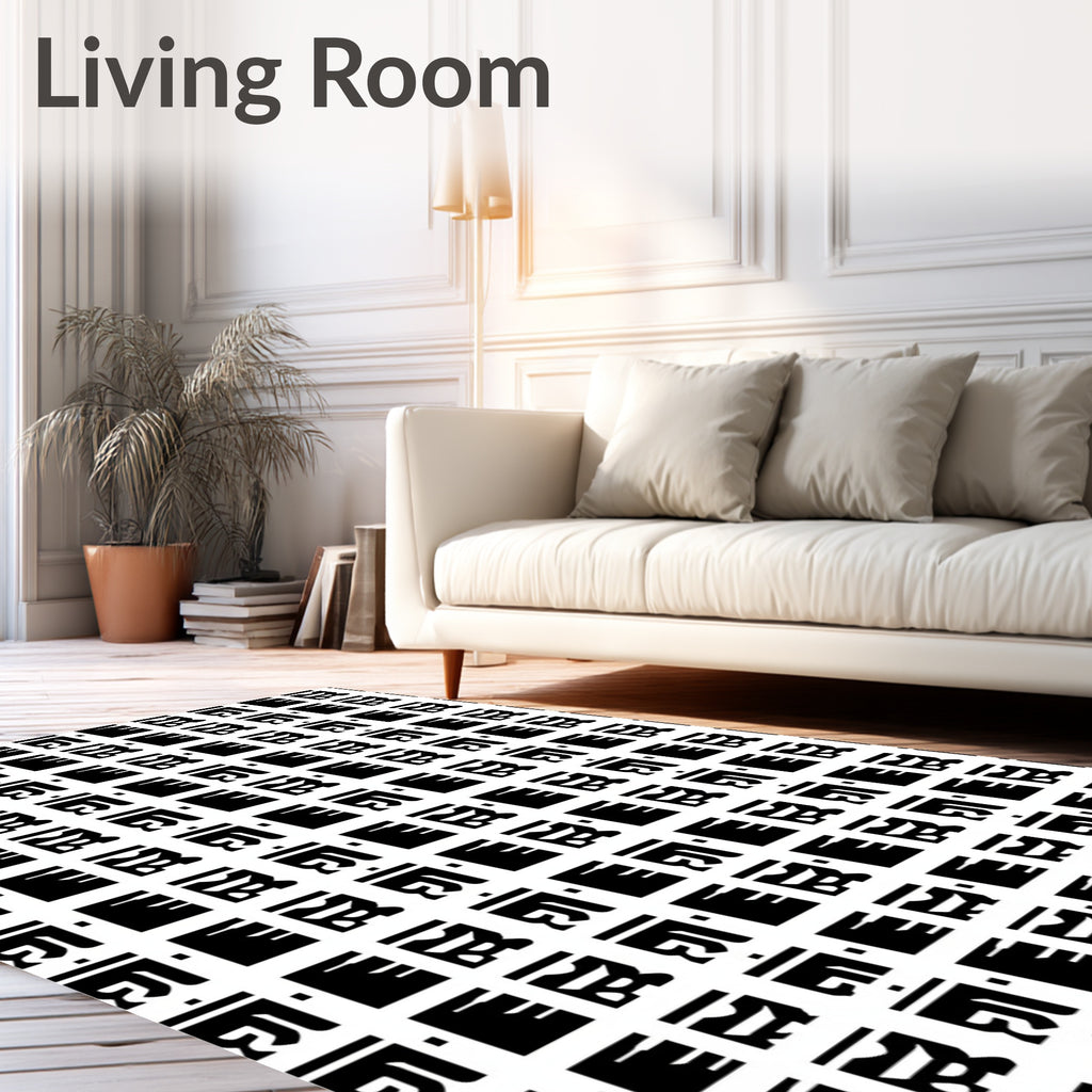 Bold Geometric Abstract Pattern Rug