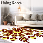 Mandala Floral Patterned Rug