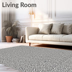 Abstract Zigzag Pattern Rug