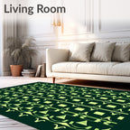 Geometric Lattice Patterned Rug