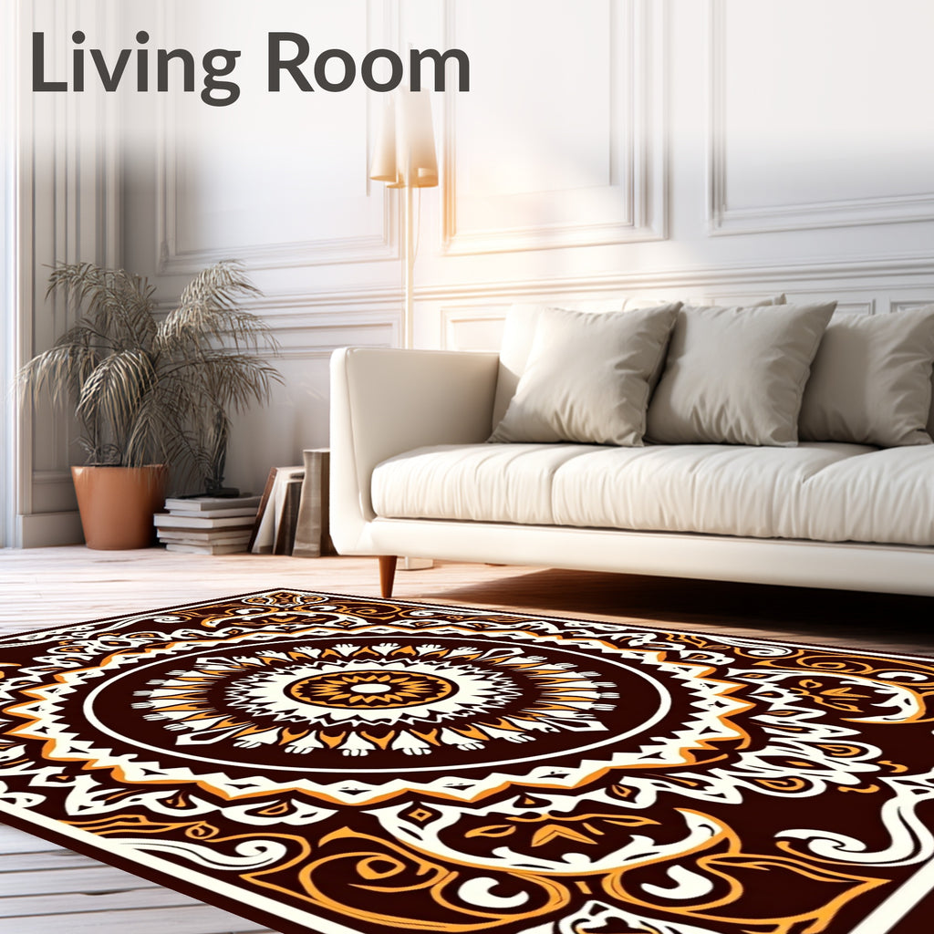 Ornate Mandala Pattern Rug