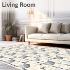 Chipped Stone Geometric Pattern Rug