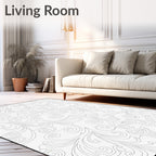 Classic Swirl Pattern Design Rug