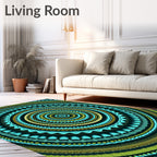 Intricate Mandala Patterned Rug