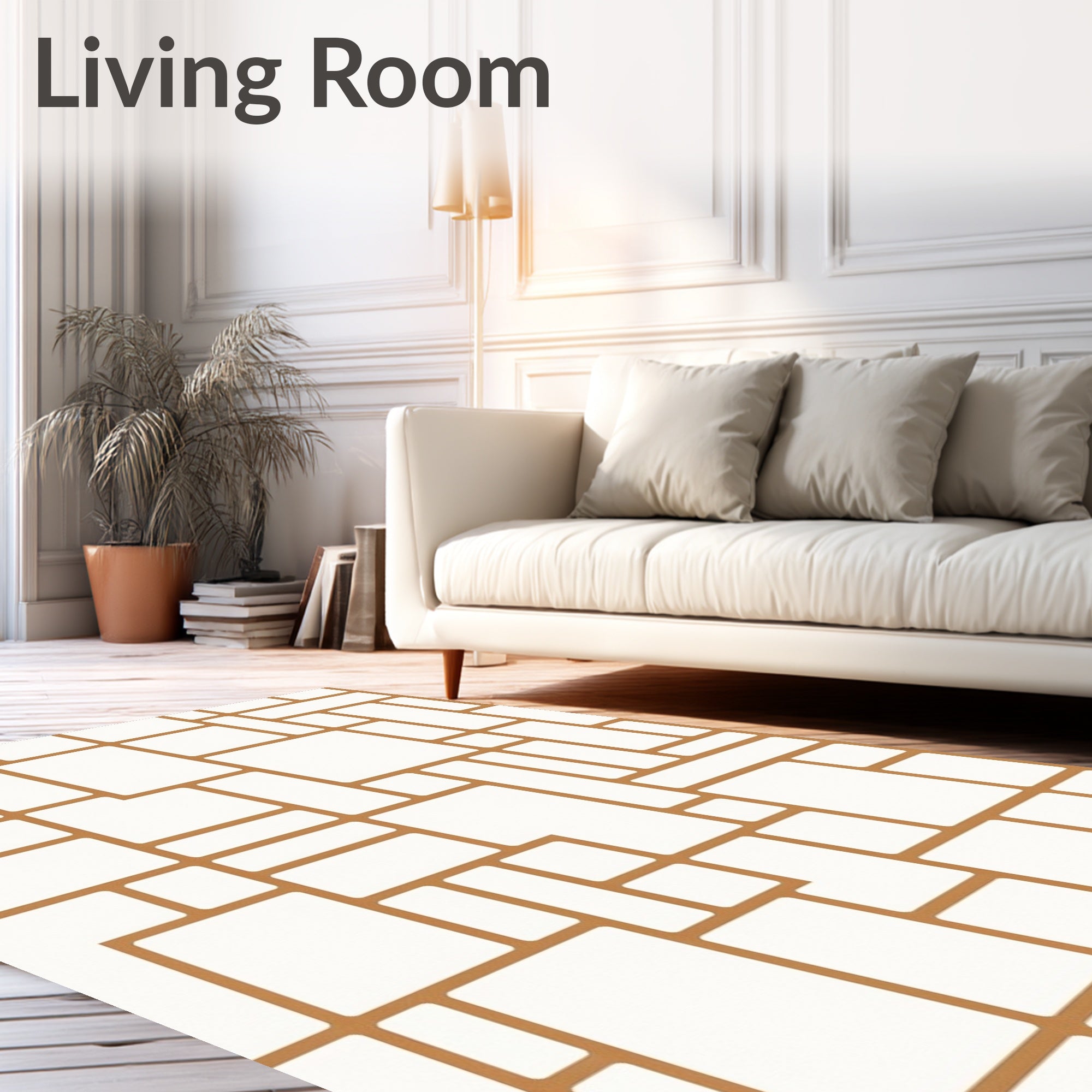 Modern Geometric Forms Rug
