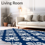 Classic Floral Geometric Pattern Rug
