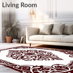 Classic Regal Floral Medallion Pattern Rug