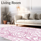 Ornate Vine Detailed Pattern Rug