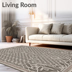 Ornate Floral Pattern With Subtle Accents Rug