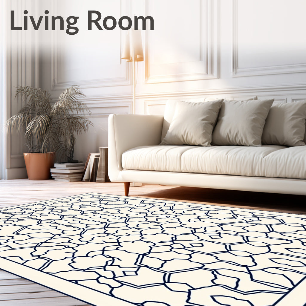 Intricate Geometric Pattern Rug