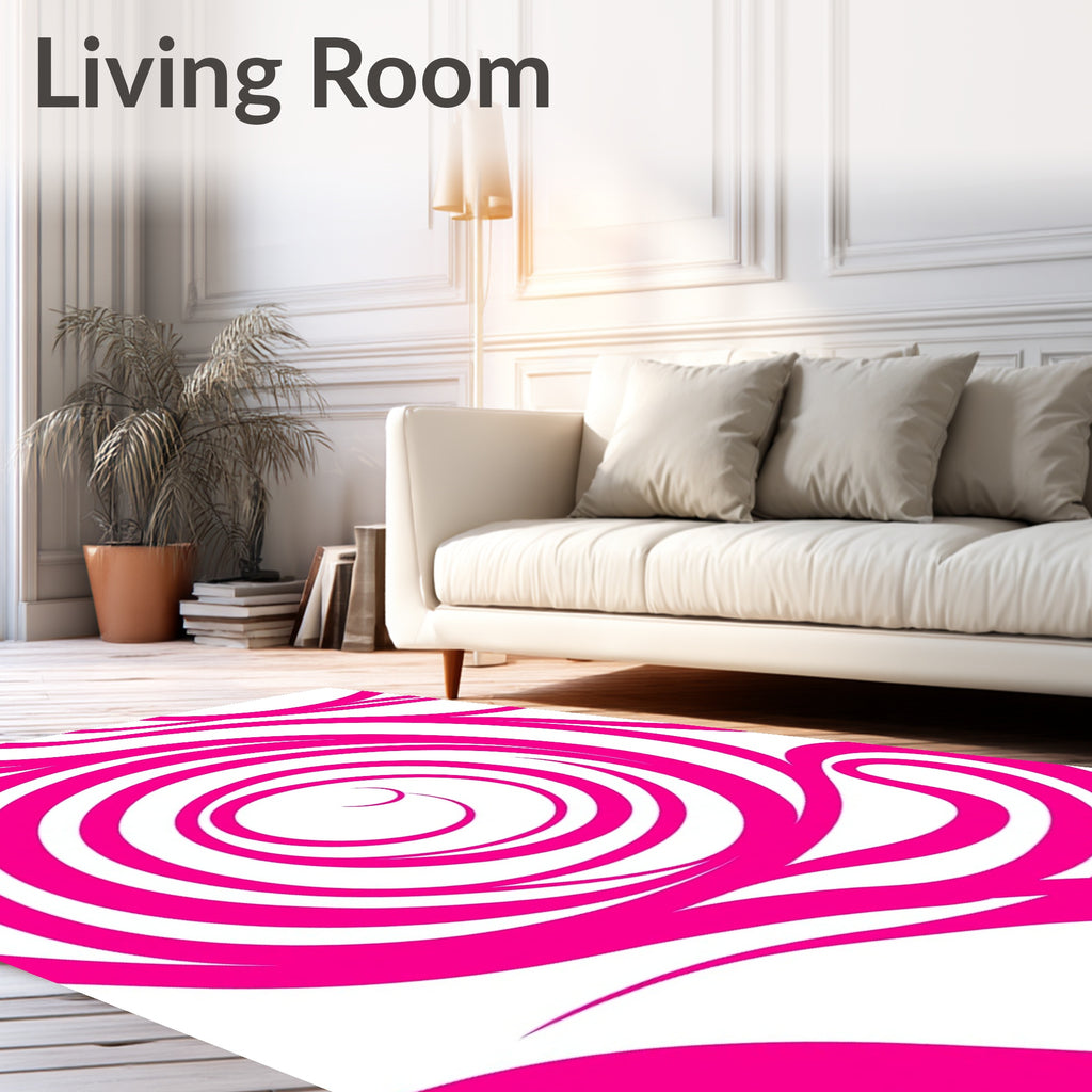Bright Swirl Pattern Rug