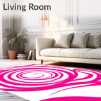 Bright Swirl Pattern Rug