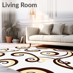 Rich Swirl Decorative Pattern Rug