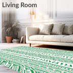 Geometric Tribal Stripe Design Rug