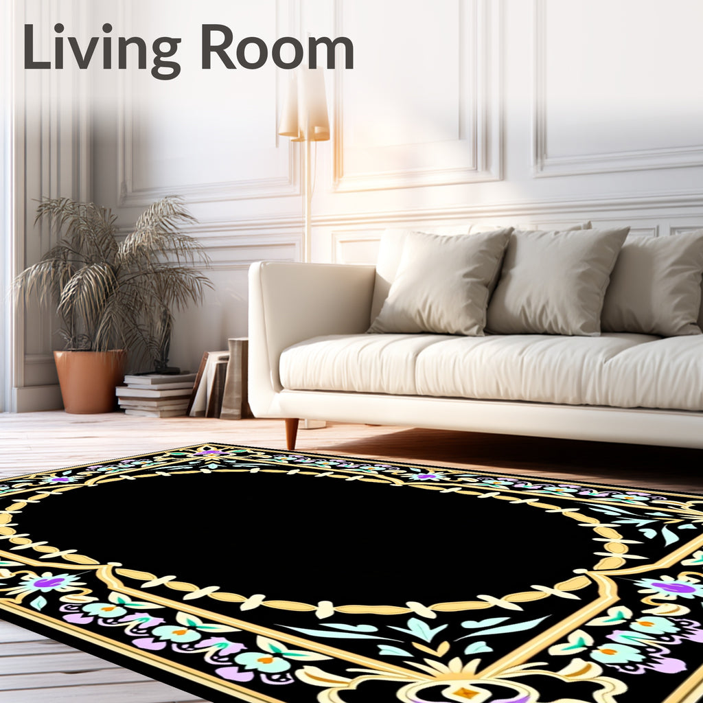 Ornate Floral Archway Pattern Rug