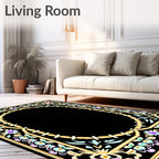 Ornate Floral Archway Pattern Rug