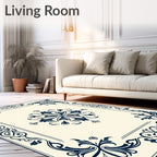 Elegant Floral Classic Design Pattern Rug