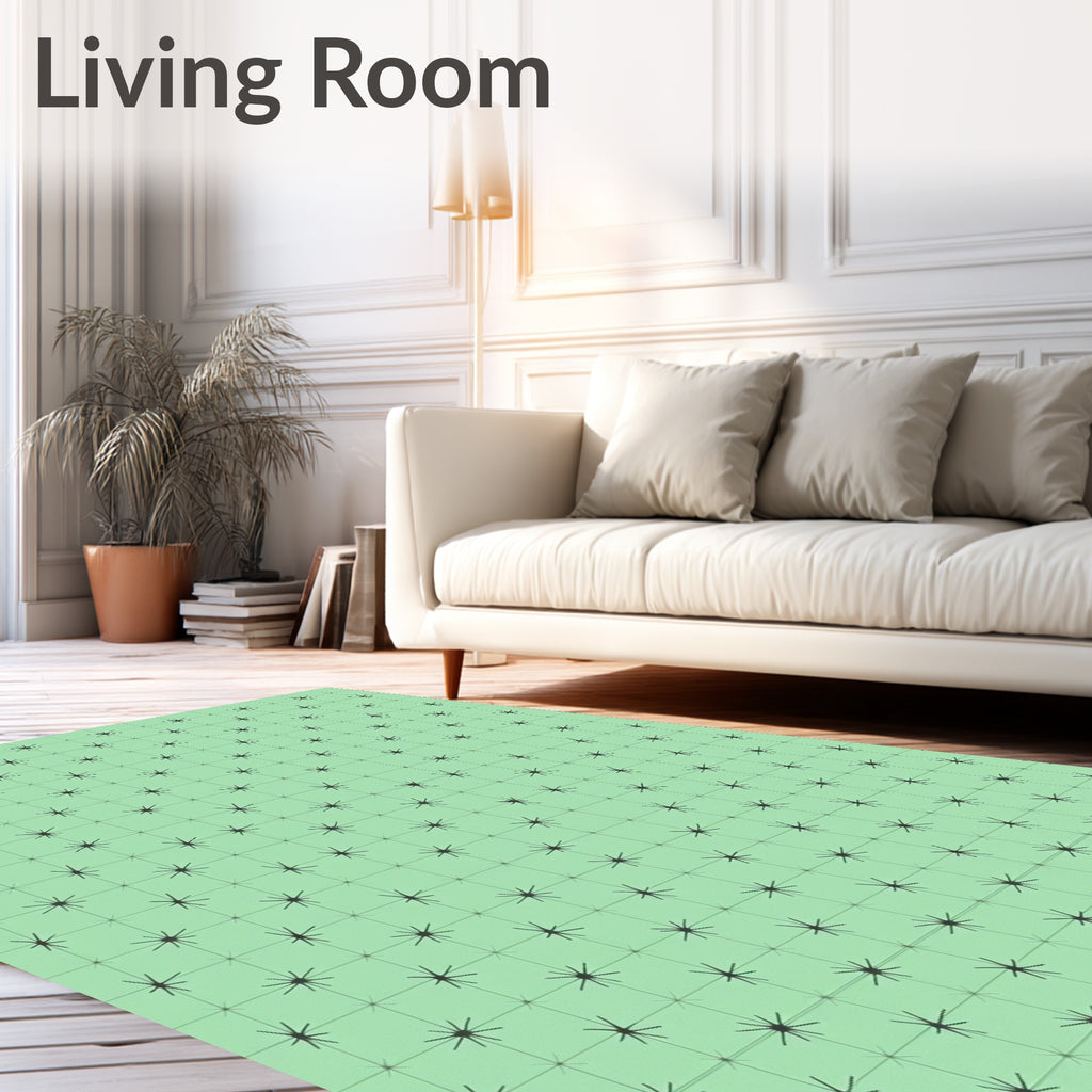 Star Burst Geometric Pattern Rug