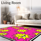 Happy Sun Pattern Design Rug