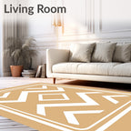 Chevron Diamond Geometric Pattern Rug