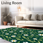 Floral Meadow Pattern Rug