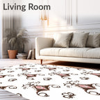 Victorian Style Floral Motif Rug