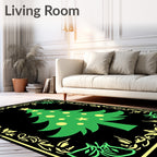 Evergreen Festive Tree Border Rug
