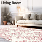 Delicate Floral Pattern Delight Rug