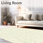 Flowing Vine Swirl Pattern Rug