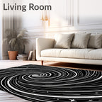 Cosmic Swirl Starry Night Rug