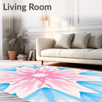 Floral Mandala Style Design Rug